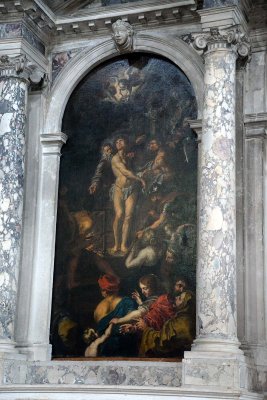 Daniel van den Dyck (1631/32-1663) - Martirio di S. Lorenzo (primat met sec. XVII) - 7476