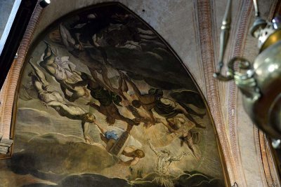 Tintoretto - Idolatry of Golden Calf, detail  (1563) - Presbytery - 7492