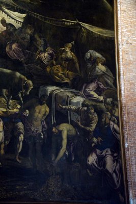 Tintoretto - Idolatry of Golden Calf, detail  (1563) - Presbytery - 7493