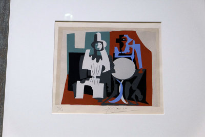 Pablo Picasso - Deux personnages assis prs d'un guridon (1920) - Muse Picasso, Paris - 9906