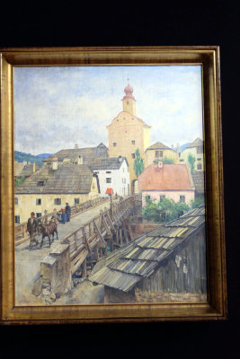 Robert Streit - Vieille tour du village de Gmund en Carinthie - 1938 - Stiftung Deutsches Historisches Museum, Berlin - 9928