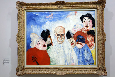 James Ensor - La mort et les masques (1897) - Muse des Beaux-arts/La Boverie, Lige - 9936
