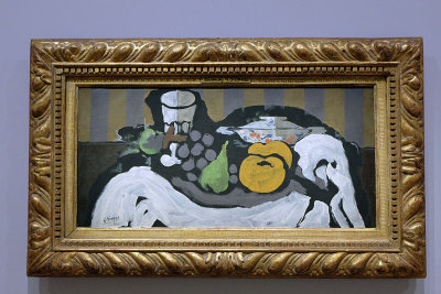 Georges Braque - Fruits sur une nappe (1924) - Fondation Collection E.G. Bhrle, Zurich - 9947