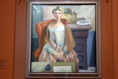 Roger Bissire - Femme assise en gris (1921) - Centre Pompidou, Paris - 9953
