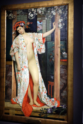 James Tissot - La Japonaise au bain (1864) - Muse des Beaux-arts de Dijon - 1205