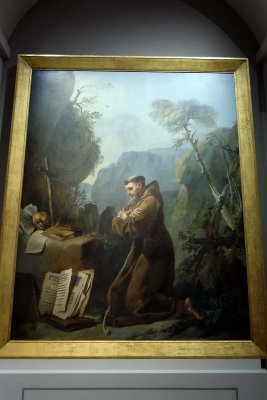 Jean-Baptiste-Marie Pierre - St Franois mditant dans la solitude (1747), glise St Sulpice - St Pierre du Gros Caillou - 9599