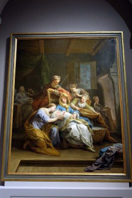 Jean Restout - La naissance de la Vierge (1744) - Chapelle du Sminaire de St Sulpice - 9601
