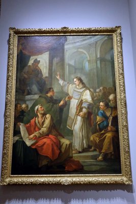 Charles Natoire - St Etienne parmi les docteurs (1745), Eglise St Germain des Prs - Muse des Beaux-arts de Renne - 9611