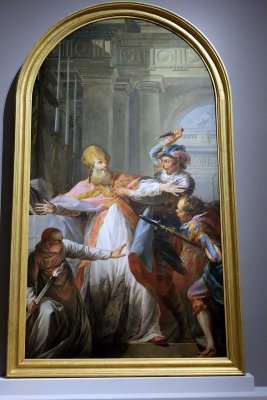 Jean-Baptiste-Marie Pierre - Le martyre de St Thomas Becket (1748), St Louis du Louvre - Eglise ND de la Nativit, Bercy - 9613