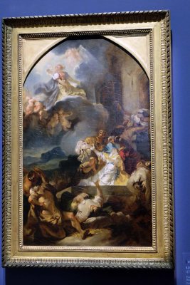 Gabriel-Franois Doyen - Le miracle des ardents (1767), esquisse pour l'glise St Roch  - Muse du Louvre - 9674