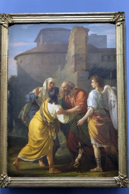 Etienne de Lavalle-Poussin - Le retour du jeune Tobie (1789) - Eglise St Jean Baptiste de la Salle - 9694