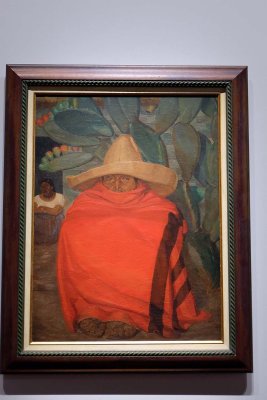 Alberto Garduno - Le Sarape rouge (1918) - Collection Andres Blaisten - 8567