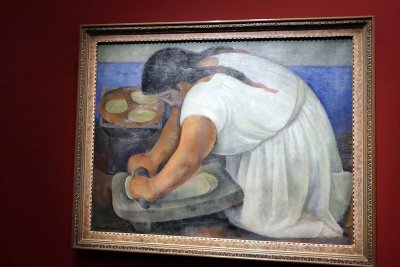 Diego Rivera - La Molendera (1924) - Mexico, Museo Nacional de Arte - 8588