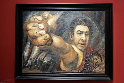 David Alfaro Siqueiros - Autoportrait, le Grand Colonel (1945) - Mexico, Museo Nacional de Arte - 8615