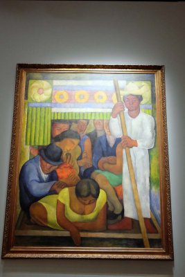 Diego Rivera - La Barque fleurie (1931) - Mexico, Collection Museo Dolores Olmedo - 8630