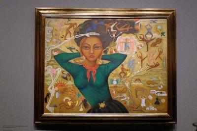 Rosa Rolanda - Autoportrait (1952) - Mexico, Collection Museo de Arte Moderno - 8693