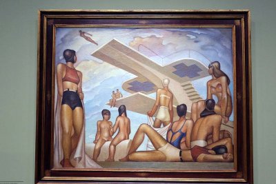 Jorge Gonzalez Camarena - Les Baigneurs (1937) - Mexico, Museo Nacional de Arte - 8720