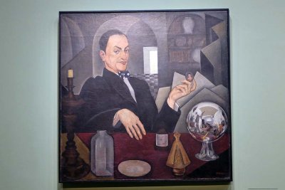Roberto Montenegro - Portrait dun antiquaire/Portrait de Chucho Reyes et autoportrait (1926) - Mexico, Coll. Prez Simon - 8732