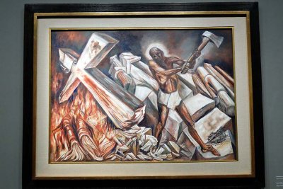José Clemente Orozco - Le Christ détruisant sa croix (1943) - Mexico, Museo de Arte Carrillo Gil - 8748