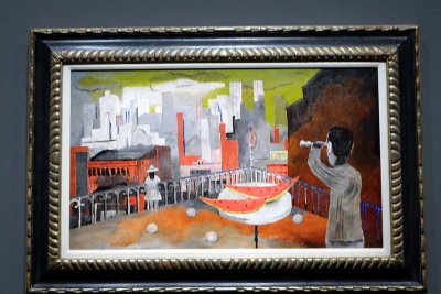 Rufino Tamayo - New York depuis la terrasse (1937) - Monterrey, collection FEMSA - 8780
