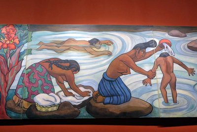 Diego Rivera - La Rivière Juchitan (1953-1955), détail - Mexico, Museo Nacional de Arte - 8638