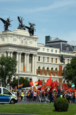 Demonstration to protest against job insecurity and unemployment, Madrid - 0505