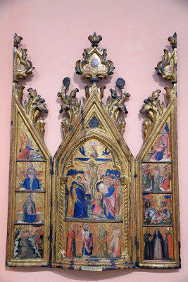 Portable Altarpiece with the Crucifixion, c. 1370-1375 - Lorenzo Veneziano - 8495