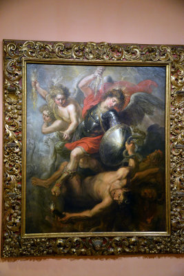 St Michel expelling Lucifer and the rebellious angels from heaven, c. 1622 - Peter Paul Rubens' workshop - 8993