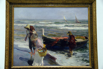 Joaqun Sorolla - Llegada de la pesca (1889) - Museo Reina Sofa, Madrid - 9837