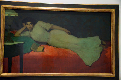 Julio Romero de Torres - Lectura (1901-1902) - Museo Reina Sofa, Madrid - 9867