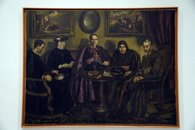 Jos Gutirrez Solana - La visita del obispo (1926) - Museo Reina Sofa, Madrid - 9879