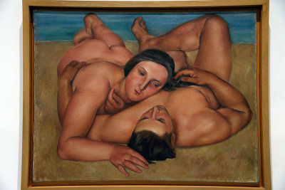 Jos de Togores - Couple  la plage (1922) - Museo Reina Sofa, Madrid - 0036