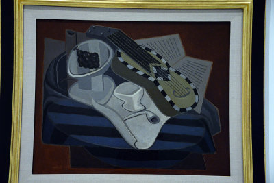 Juan Gris - La guitare aux incrustations (1925) -  Museo Reina Sofa, Madrid - 0062