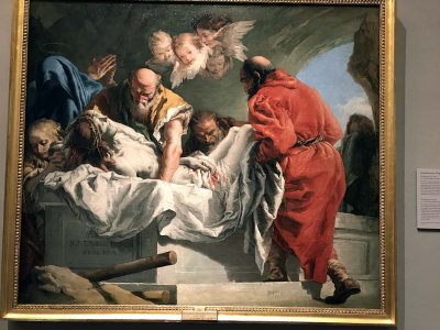Entierro de Cristo, 1772 - Giandomenico Tiepolo - Museo del Prado, Madrid - 6857