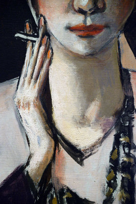 Quappi in Pink Jumper (detail), 1932-1934 - Max Beckmann - 1375