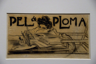 Ramon Casas i Carbó - Headpiece for the Magazine Pèl et Ploma, 1899 - 0642