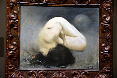 Ramon Casas i Carb - Female Nude Foreshortened, 1894 - 0670