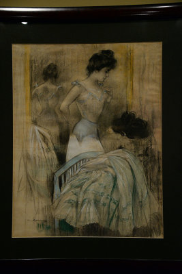 Ramon Casas i Carbó - Woman in an Interior Setting, 1917 - 0678