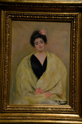 Ramon Casas i Carb - Woman with Yellow Shawl, 1897 - 0710