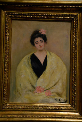 Ramon Casas i Carbó - Woman with Yellow Shawl, 1897 - 0710