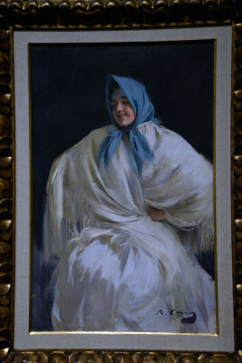 Ramon Casas i Carb - Girl with Blue Headscarf, 1898 - 0720