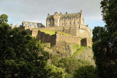 Edinburgh Castle seen from Princes Street Garden - 4505