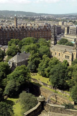 Edinburgh seen from Edinburgh Castle - 4604