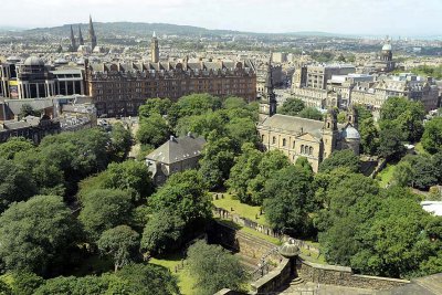 Edinburgh seen from Edinburgh Castle - 4607