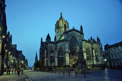 Royal Mile and Saint Giles Cathedral - 4971