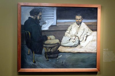 Paul Alexis lisant  Emile Zola (1869-70) - Museo de Arte de Sao Paulo - 2484
