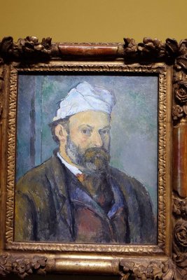 Portrait de l'artiste au bonnet blanc (1881-1882) - Munich, Bayerische Staatsgemldesammlungen, Neue Pinakothek - 2516