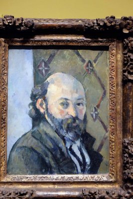 Portrait de l'artiste au papier peint olivtre (1880-1881) - London National Gallery - 2518