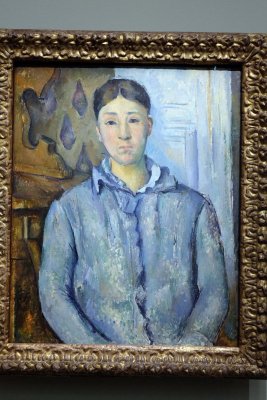 Madame Czanne en bleu (1886-1887) - Houston, Museum of Fine Arts - 2528