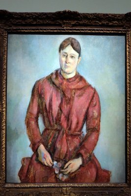 Portrait de Madame Czanne en rouge (1888-1890) - Museu de Arte de Sao Paulo - 2534